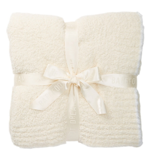 Barefoot Dreams CozyChic Stone blanket - Picture 2 of 4